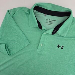 Under Armour Mens The Playoff Polo Shirt Green XXL Golf Athleisure